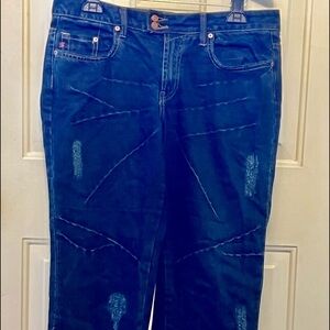 Women’s vintage blue jeans. Nice details